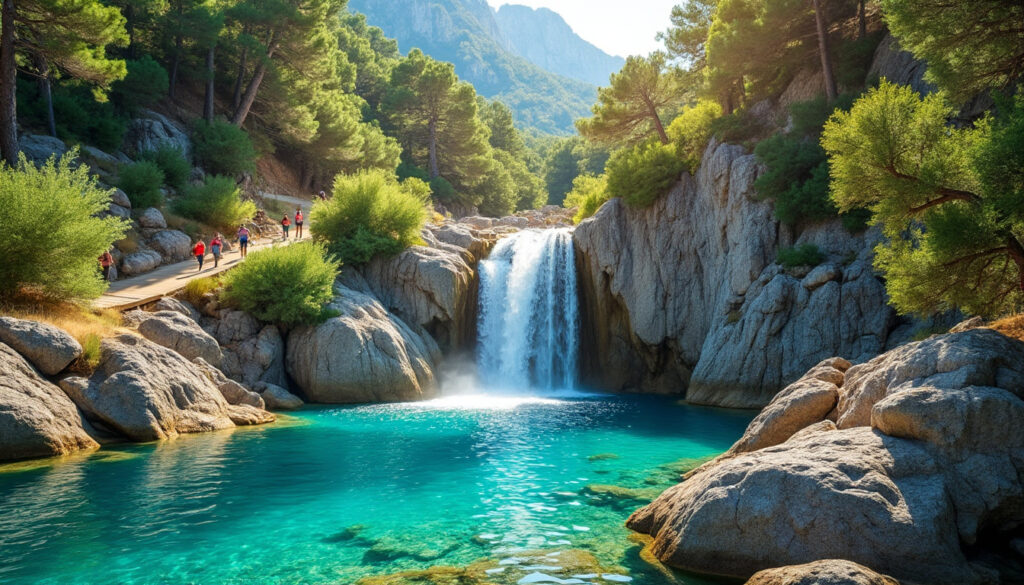 découvrez la cascade de sorio en corse, un lieu idéal pour la baignade et la randonnée au cœur du nebbiu, entre nature préservée et paysages magnifiques.