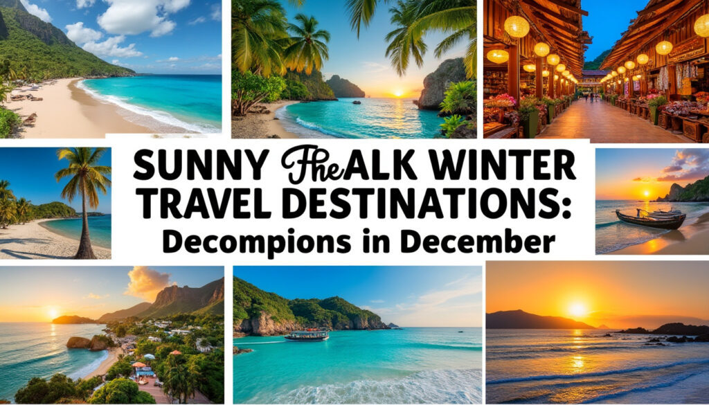 découvrez les meilleures destinations pour profiter du soleil en décembre sans vous ruiner. guide des endroits pas chers pour des vacances d'hiver ensoleillées et agréables.