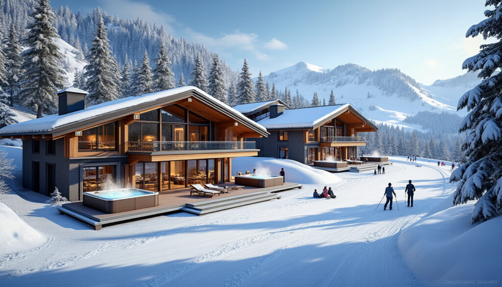 découvrez nos chalets de luxe dans les alpes offrant spa privé et accès direct aux pistes de ski pour des vacances inoubliables alliant confort et nature.