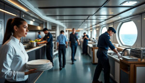 découvrez les emplois à bord d’un bateau de croisière, les compétences recherchées et les conditions de travail, de vie et de recrutement.